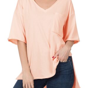 Versatile V-Neck T-Shirt with Breathable Mesh Fabric